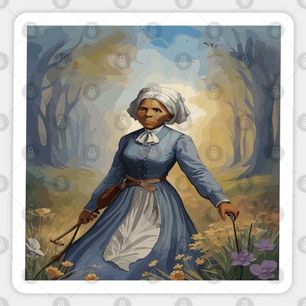 Harriet Tubman Sticker by Shop-now-4-U 